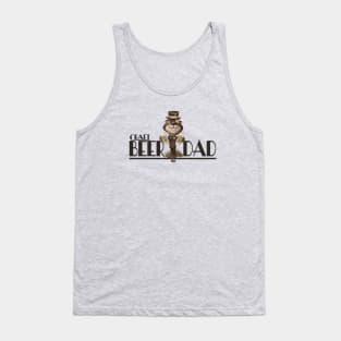 Craft Beer Beaver Dad Tank Top